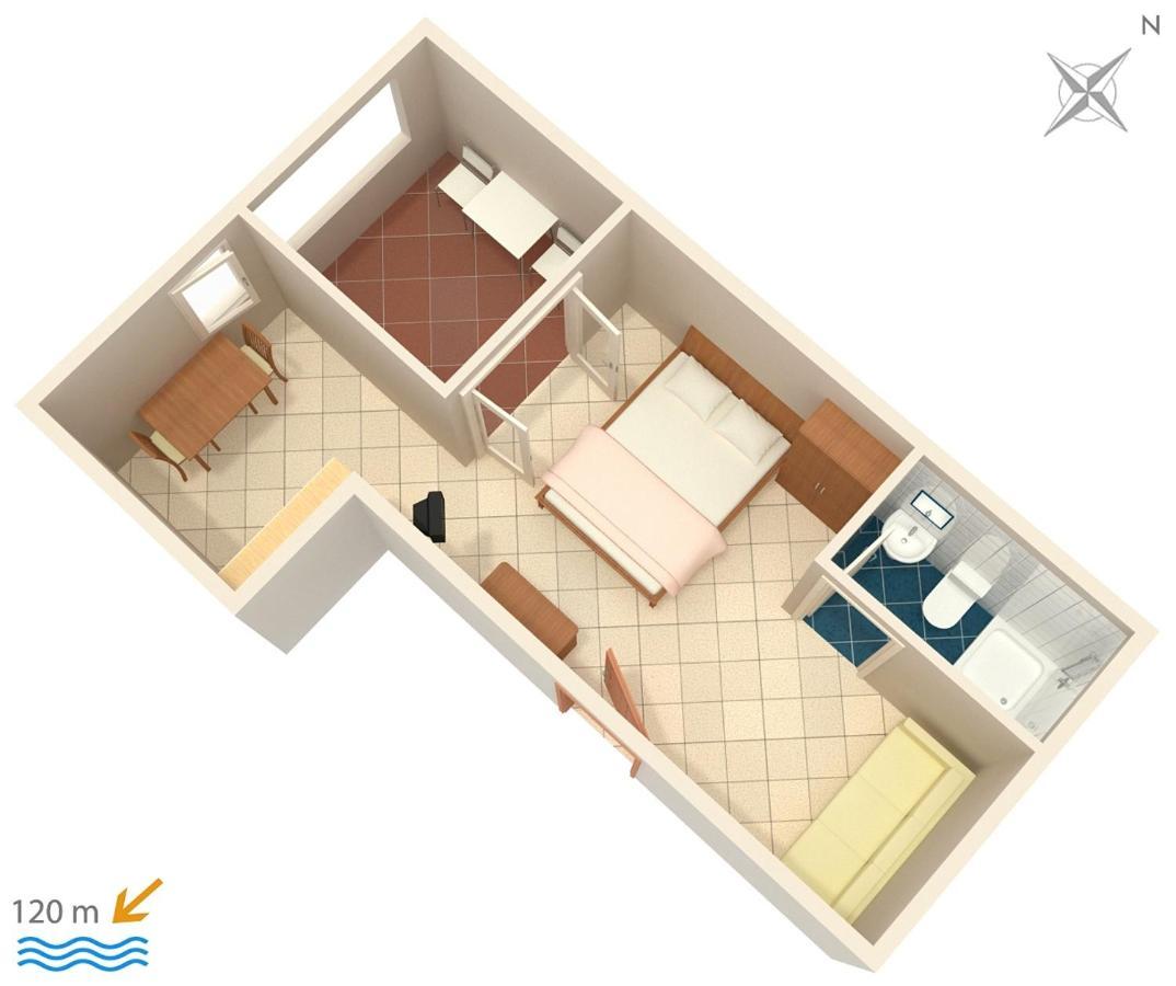 Apartments By The Sea Suha Punta, Rab - 5050 Kampor Kültér fotó